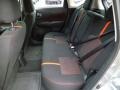 2015 Nissan Versa Note Charcoal Interior Rear Seat Photo