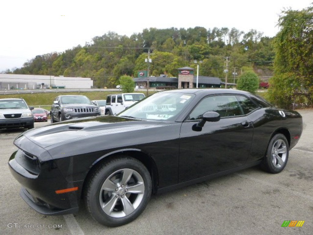 Pitch Black Dodge Challenger