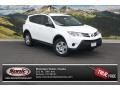 2015 Super White Toyota RAV4 LE AWD  photo #1