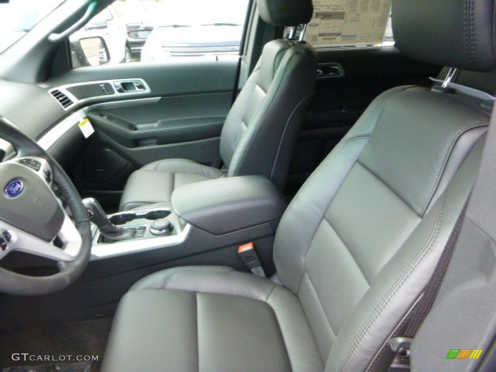 2015 Explorer XLT 4WD - Magnetic / Charcoal Black photo #6