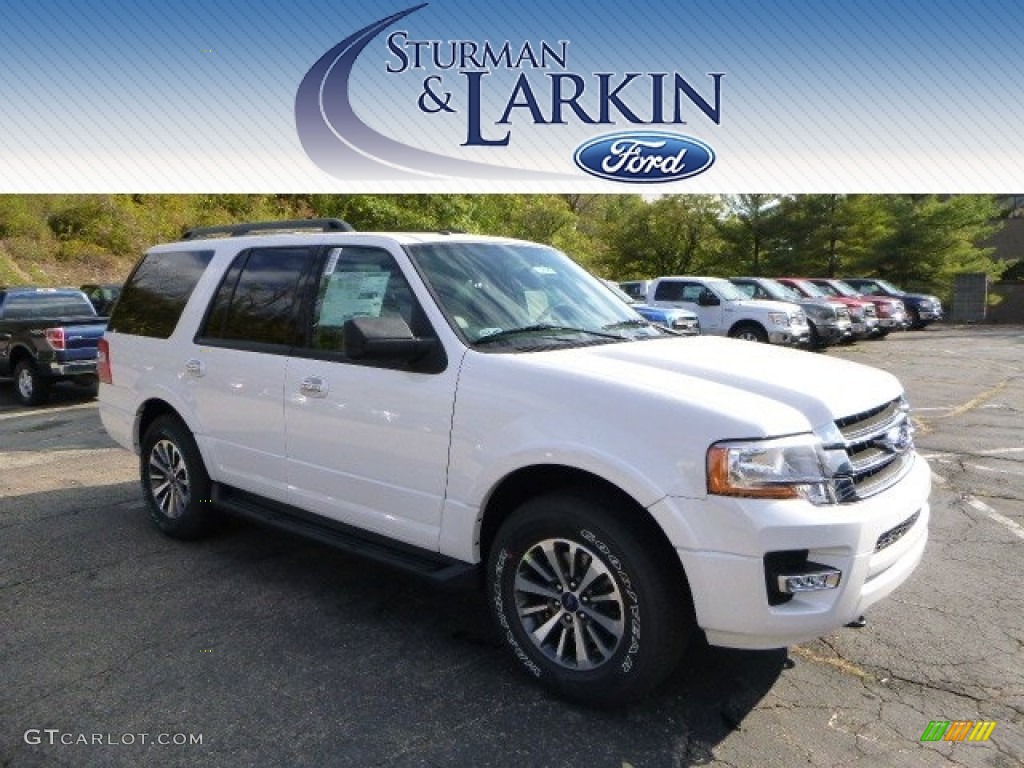 2015 Expedition XLT 4x4 - White Platinum Metallic Tri-Coat / Ebony photo #1