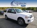 White Platinum Metallic Tri-Coat 2015 Ford Expedition XLT 4x4