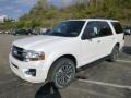 2015 White Platinum Metallic Tri-Coat Ford Expedition XLT 4x4  photo #5