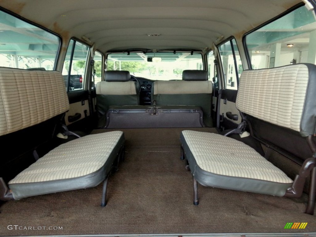 1988 Toyota Land Cruiser FJ62 Rear Seat Photo #97923979