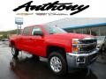 2015 Victory Red Chevrolet Silverado 2500HD LT Crew Cab 4x4  photo #1