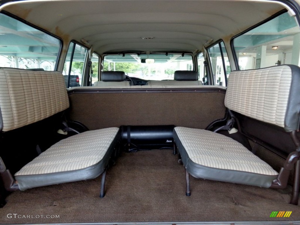 1988 Toyota Land Cruiser FJ62 Interior Color Photos