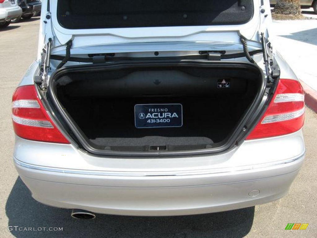 2004 CLK 320 Cabriolet - Brilliant Silver Metallic / Charcoal photo #9