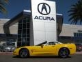 2004 Millenium Yellow Chevrolet Corvette Convertible  photo #1