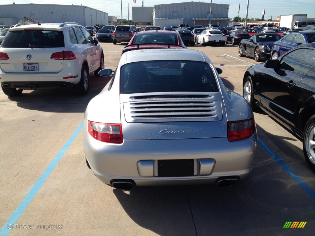 2007 911 Carrera Coupe - Arctic Silver Metallic / Black photo #6