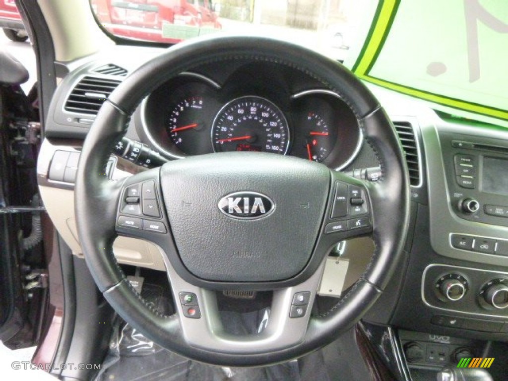 2014 Kia Sorento LX V6 AWD Steering Wheel Photos