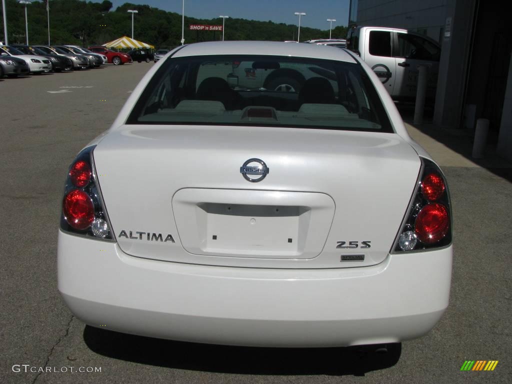 2006 Altima 2.5 S Special Edition - Satin White Pearl / Frost photo #4