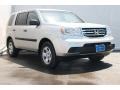 2015 Alabaster Silver Metallic Honda Pilot LX 4WD  photo #1