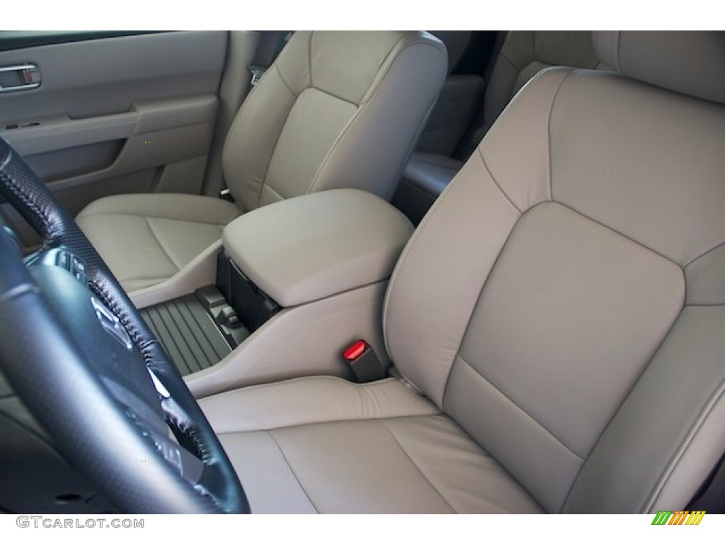 2015 Pilot EX-L - Crystal Black Pearl / Gray photo #11