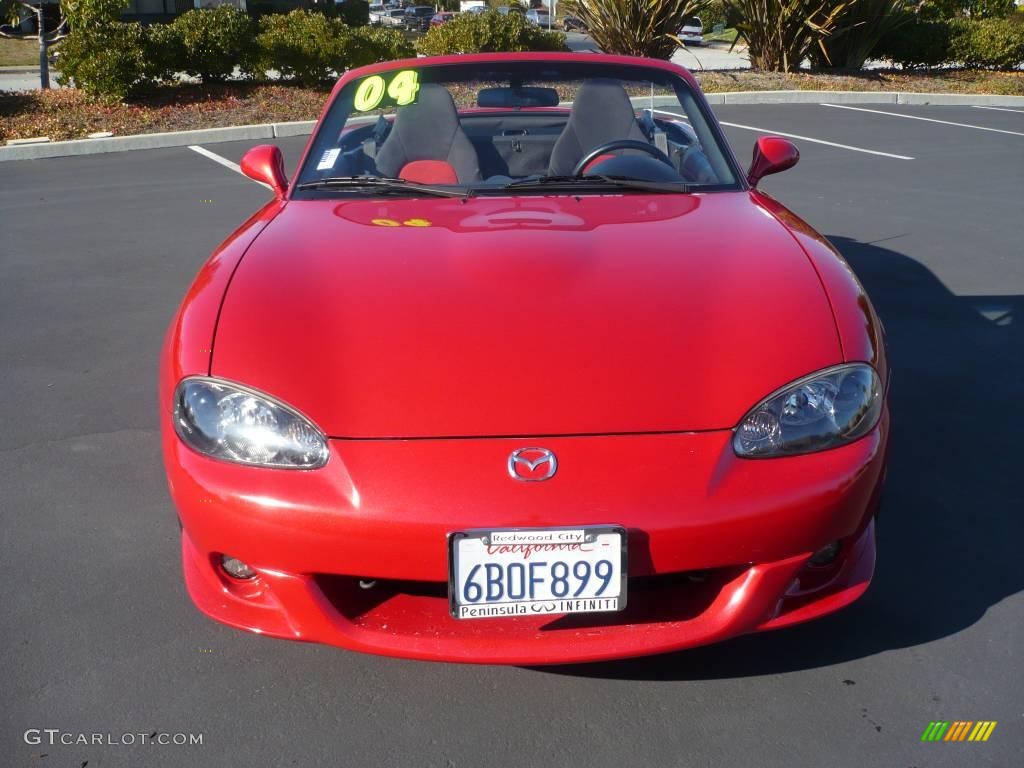 2004 MX-5 Miata MAZDASPEED Roadster - Velocity Red Mica / Black/Red photo #2