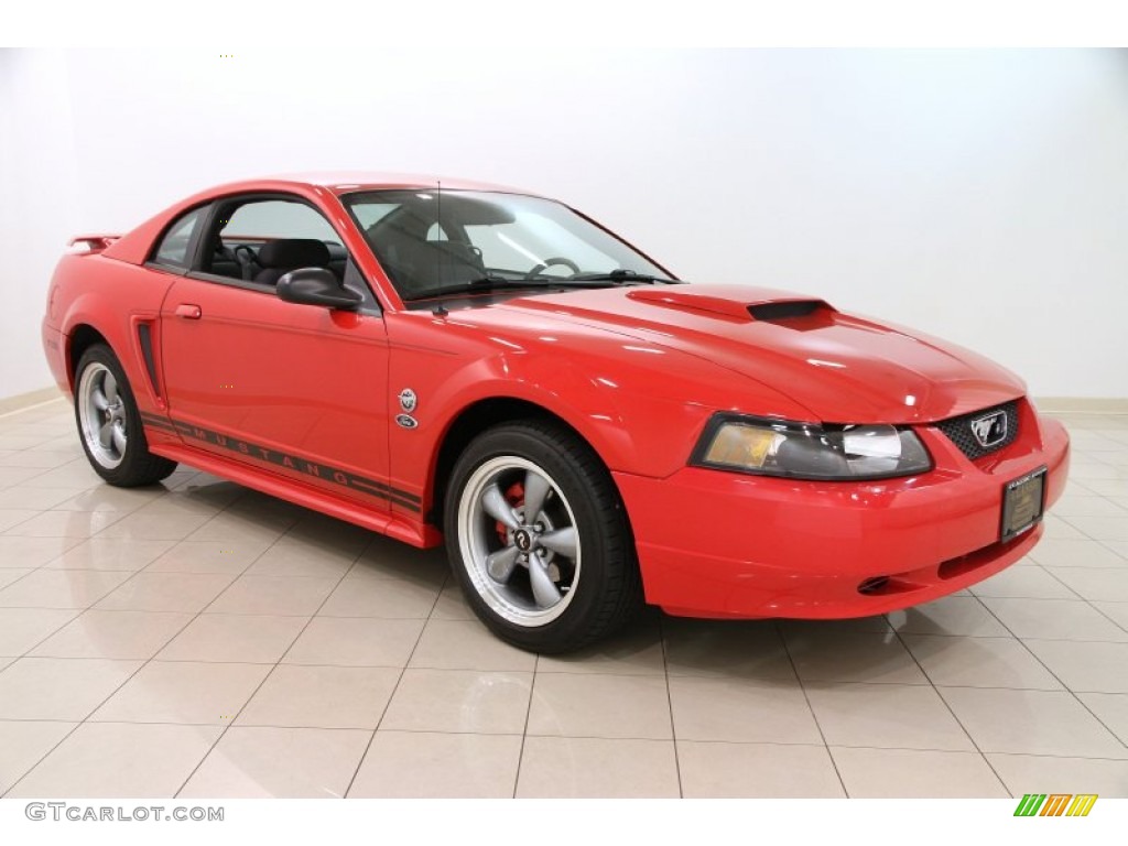 2004 Mustang V6 Coupe - Torch Red / Dark Charcoal photo #1