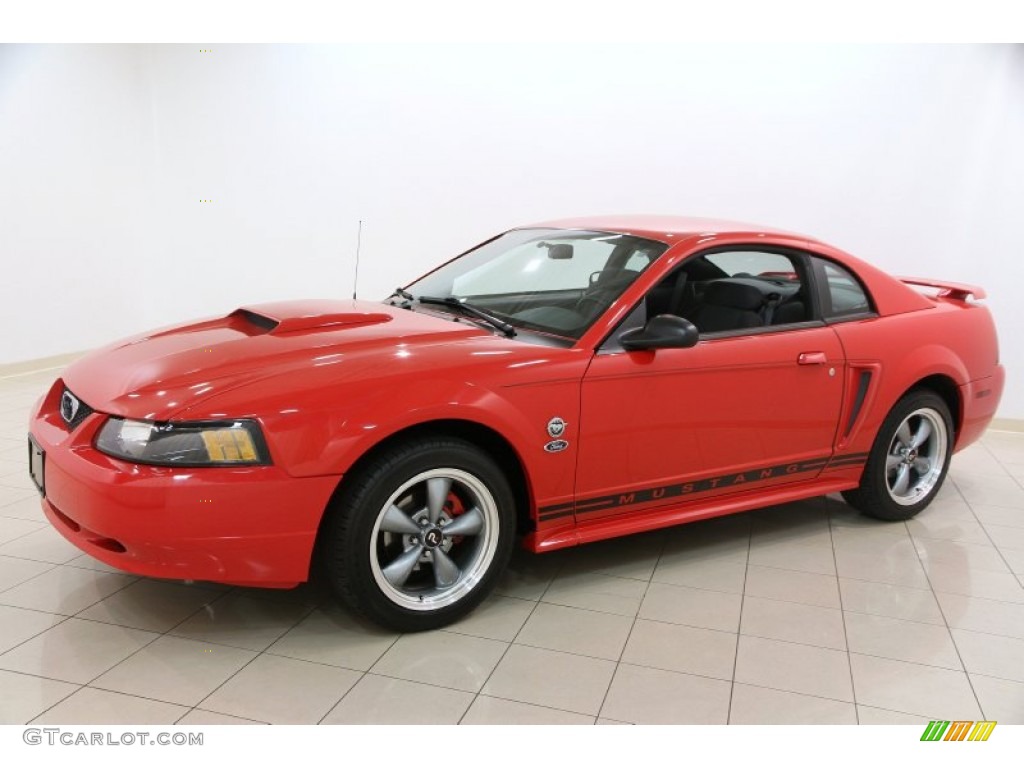 Torch Red 2004 Ford Mustang V6 Coupe Exterior Photo #97938024