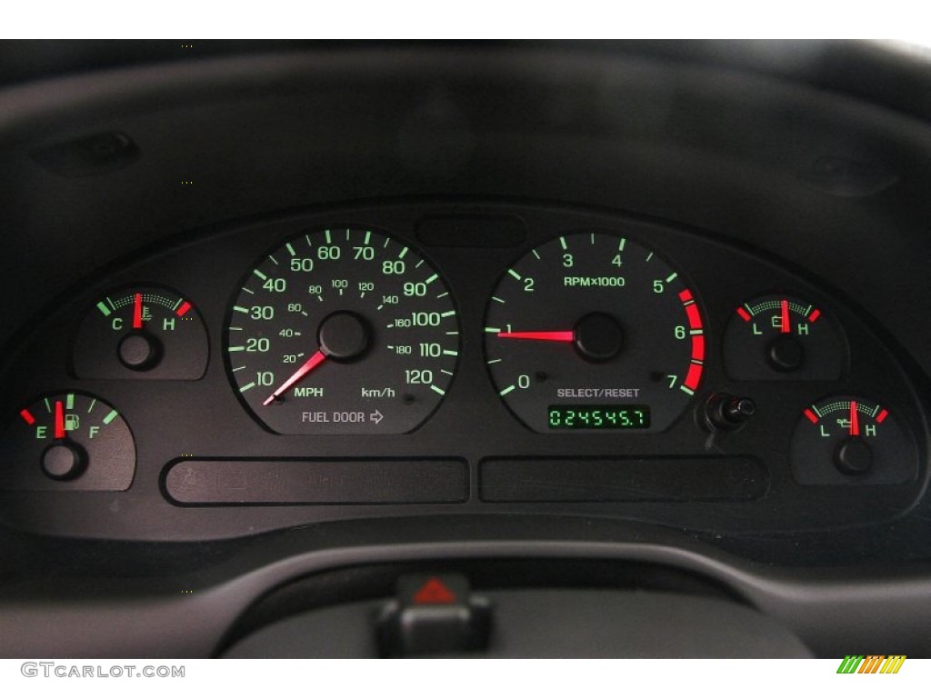 2004 Ford Mustang V6 Coupe Gauges Photo #97938197