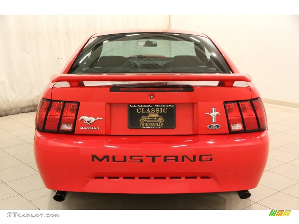 2004 Mustang V6 Coupe - Torch Red / Dark Charcoal photo #20