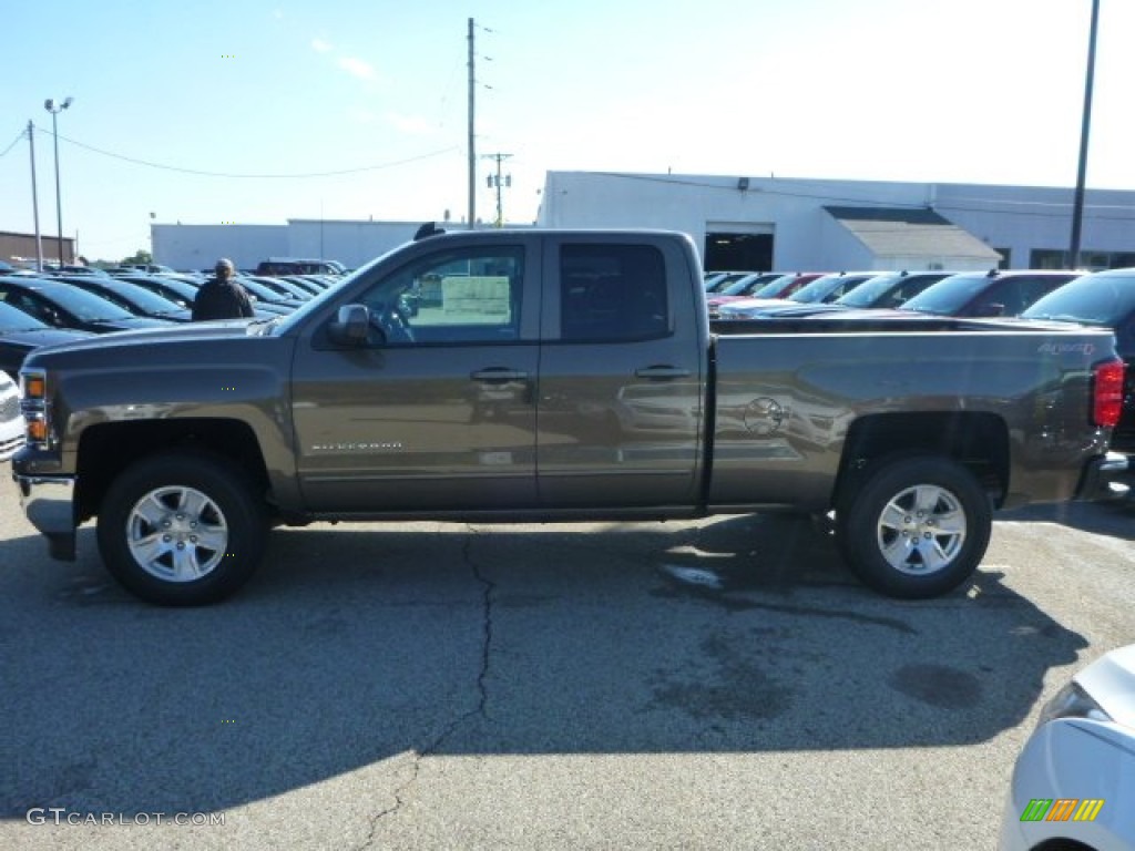 2015 Silverado 1500 LT Double Cab 4x4 - Brownstone Metallic / Cocoa/Dune photo #2