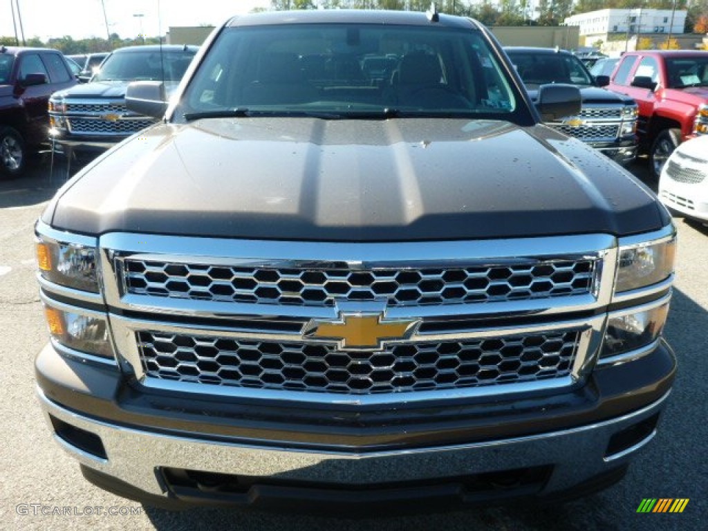 2015 Silverado 1500 LT Double Cab 4x4 - Brownstone Metallic / Cocoa/Dune photo #9