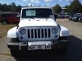 2015 Bright White Jeep Wrangler Sahara 4x4  photo #2