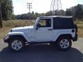 2015 Bright White Jeep Wrangler Sahara 4x4  photo #3