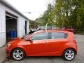 2012 Inferno Orange Metallic Chevrolet Sonic LTZ Hatch  photo #5