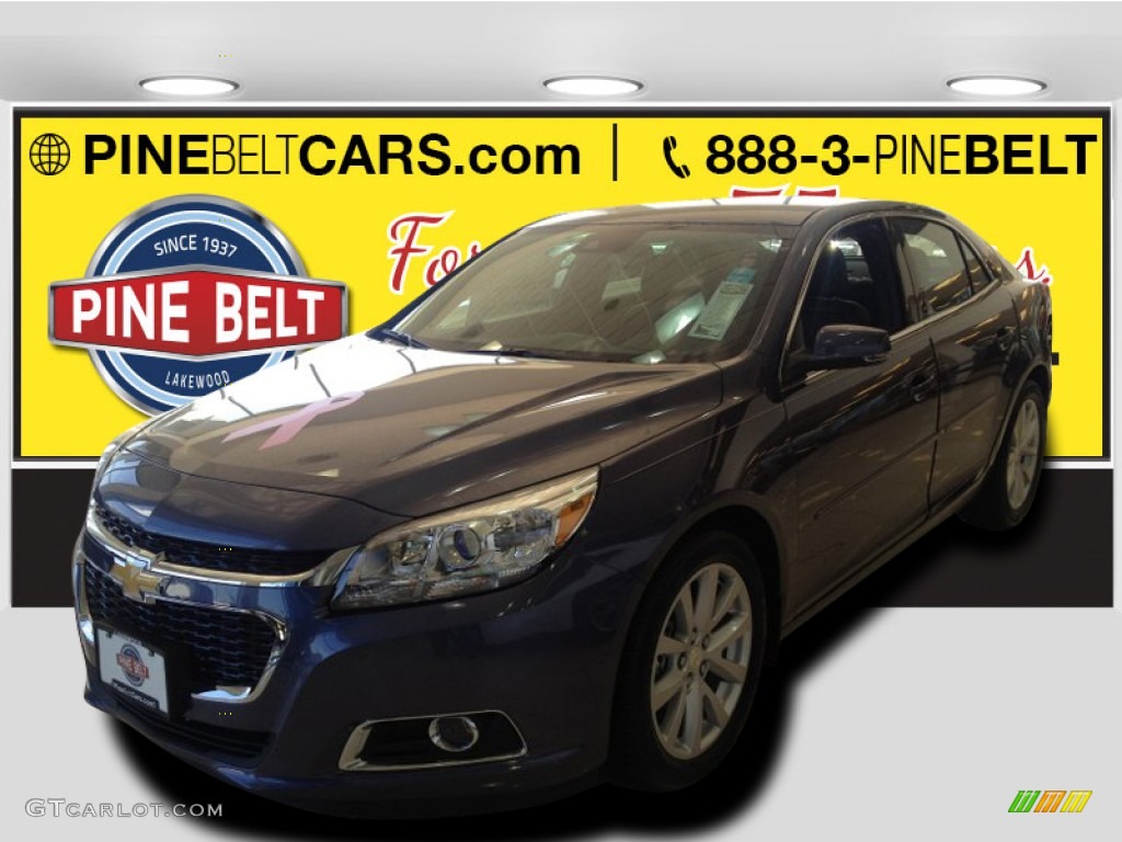 2015 Malibu LT - Atlantis Blue Metallic / Jet Black photo #1