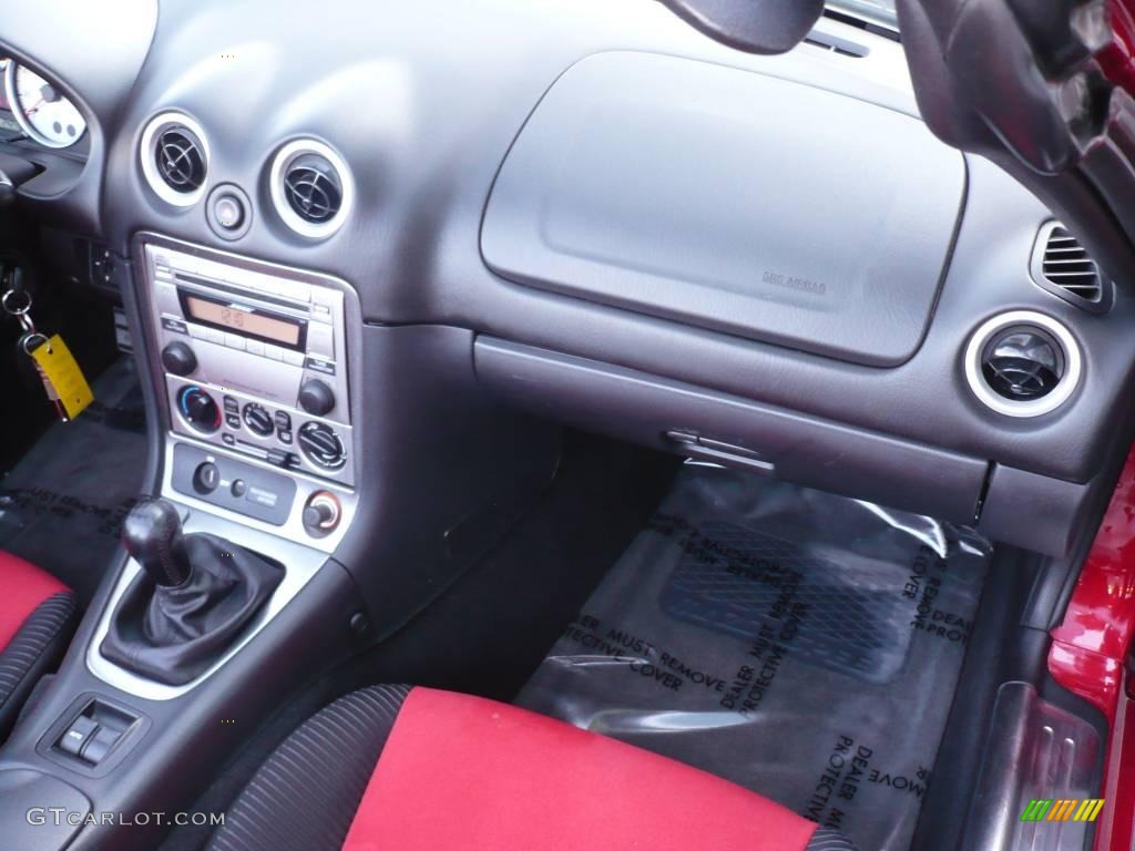 2004 MX-5 Miata MAZDASPEED Roadster - Velocity Red Mica / Black/Red photo #15