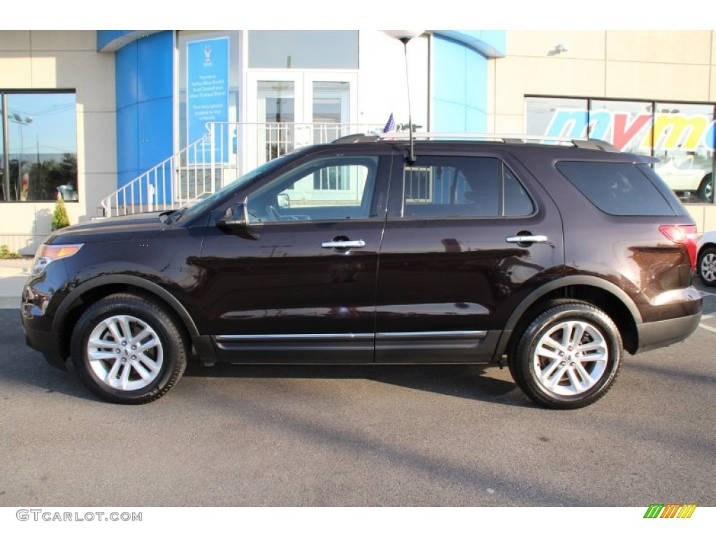 2013 Explorer XLT 4WD - Kodiak Brown Metallic / Charcoal Black photo #8