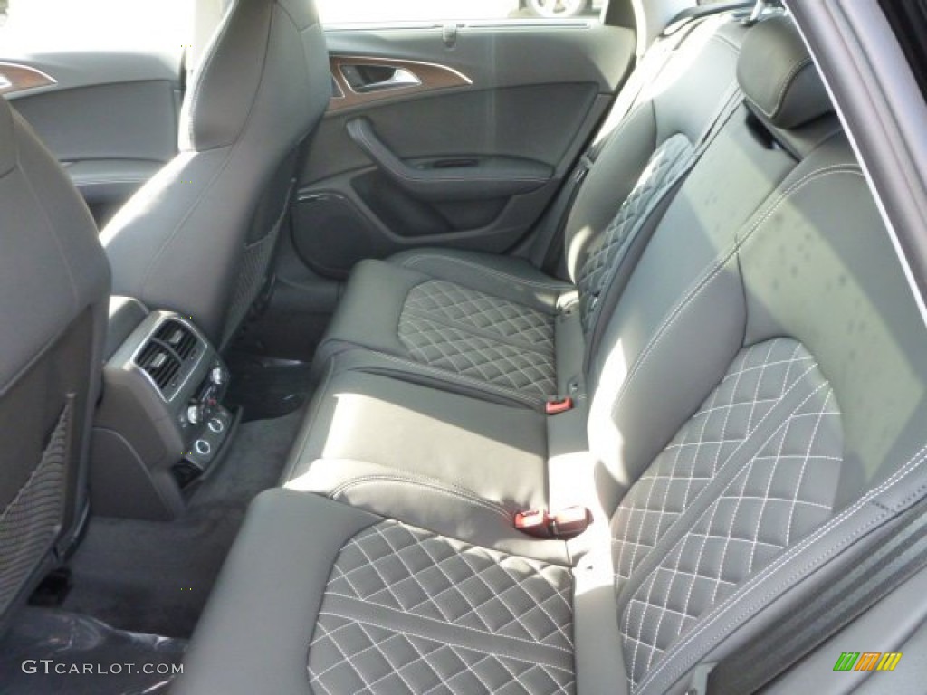 2015 Audi S6 4.0 TFSI quattro Sedan Rear Seat Photo #97947908