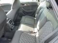 2015 Audi S6 Black Valcona Interior Rear Seat Photo