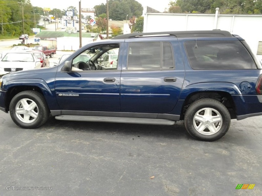 2003 TrailBlazer EXT LT 4x4 - Indigo Blue Metallic / Light Oak photo #3