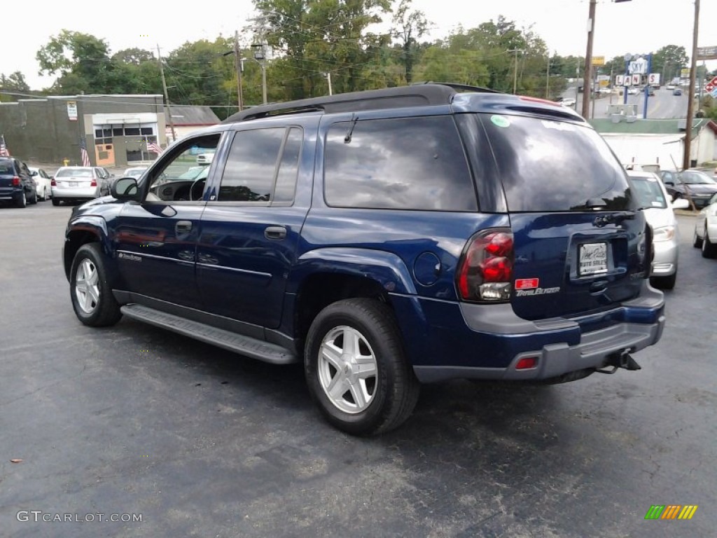 2003 TrailBlazer EXT LT 4x4 - Indigo Blue Metallic / Light Oak photo #4