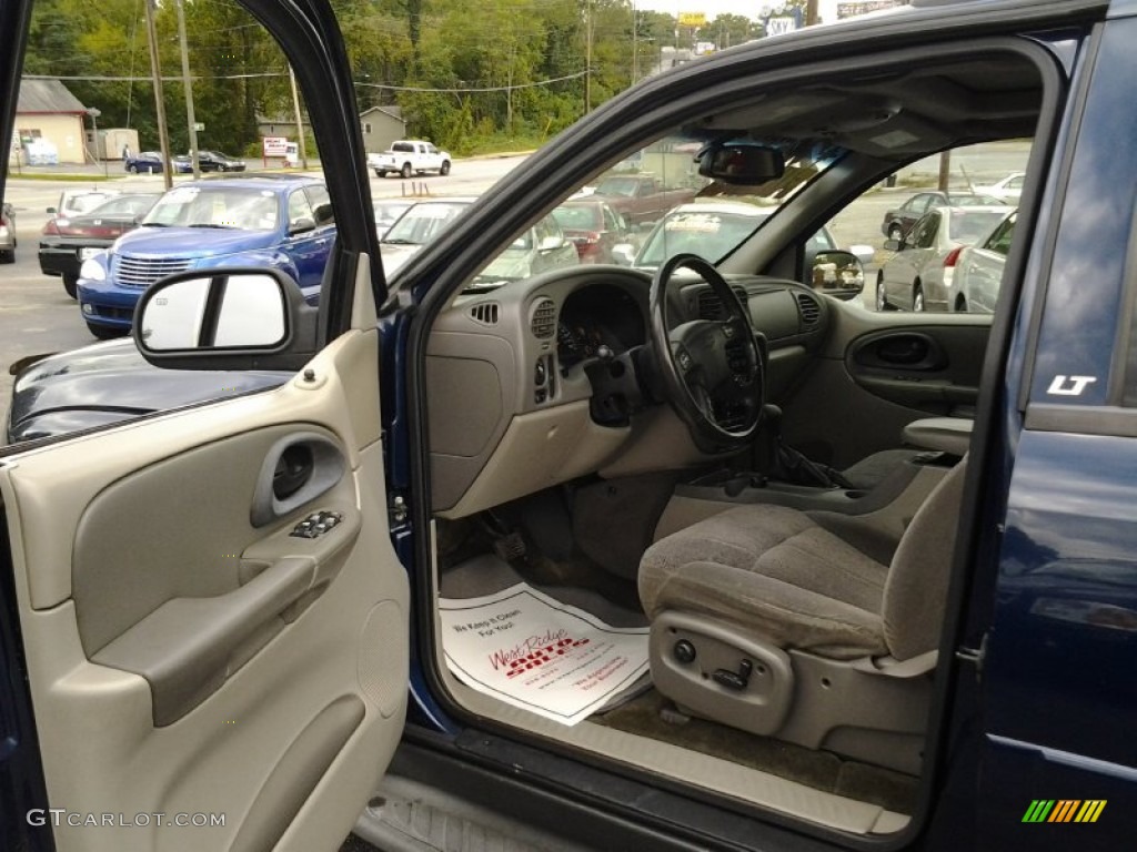 2003 TrailBlazer EXT LT 4x4 - Indigo Blue Metallic / Light Oak photo #18
