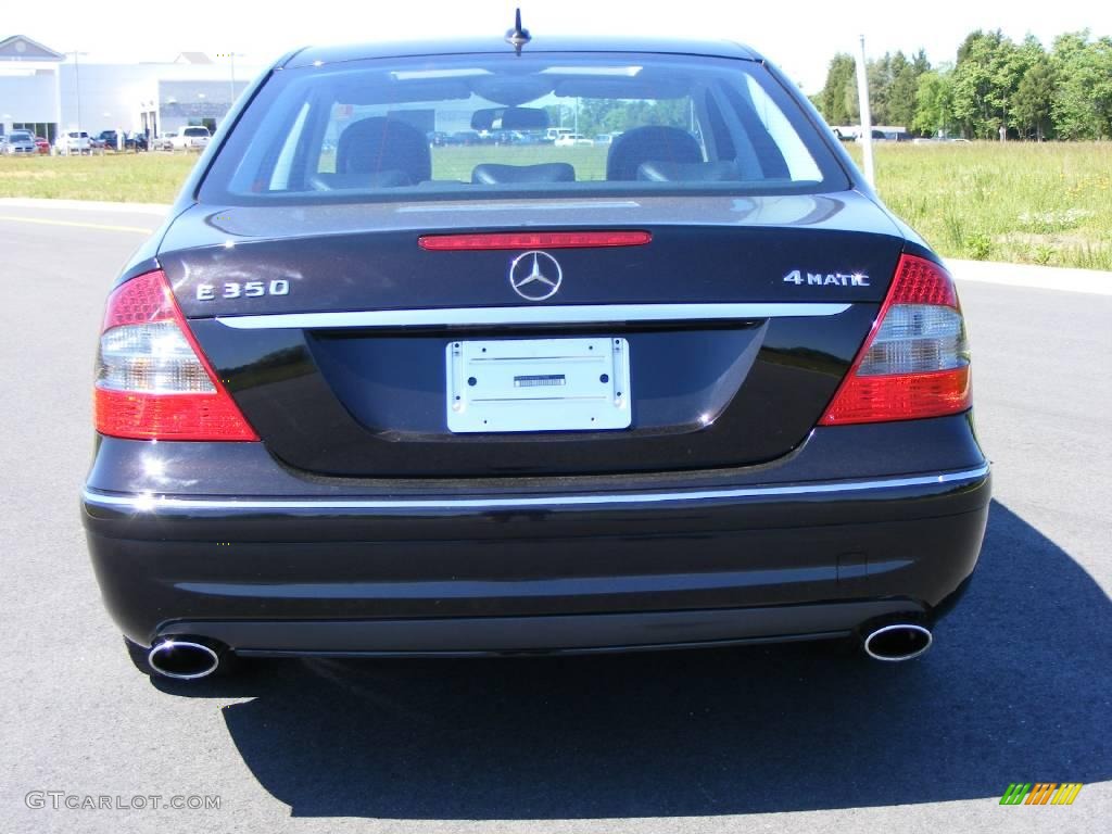 2007 E 350 4Matic Sedan - designo Mocha Black Metallic / Black photo #20