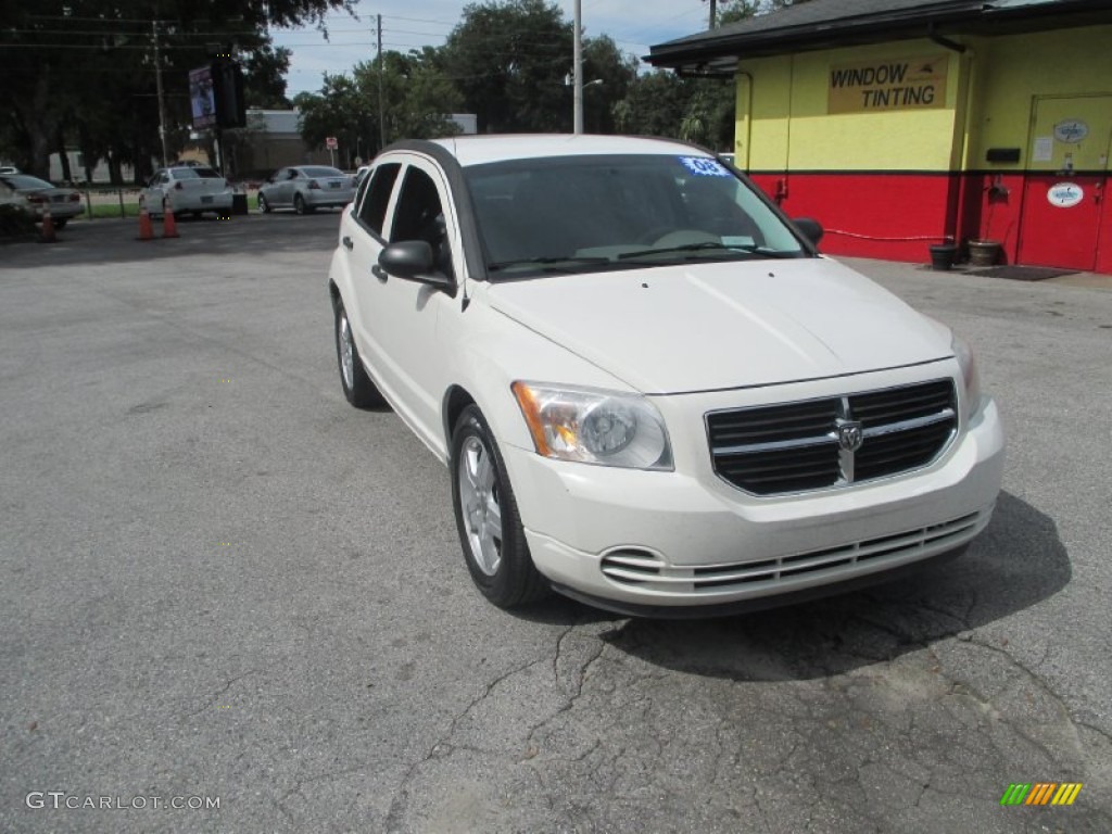 2008 Caliber SXT - Stone White / Pastel Pebble Beige photo #1