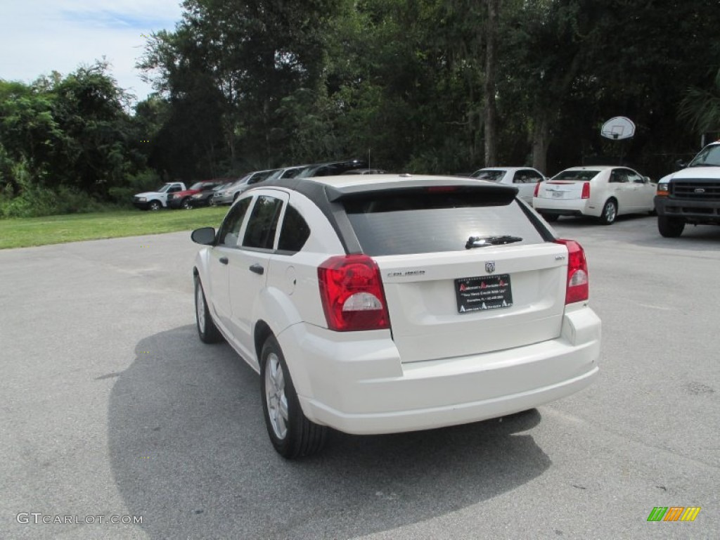 2008 Caliber SXT - Stone White / Pastel Pebble Beige photo #5