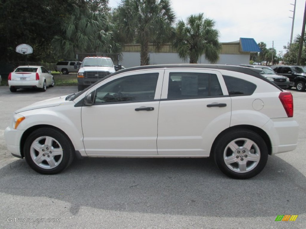 2008 Caliber SXT - Stone White / Pastel Pebble Beige photo #6
