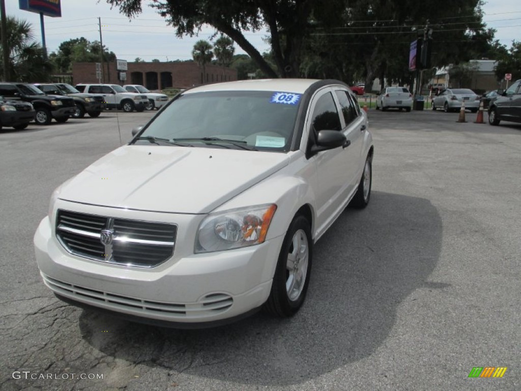 Stone White 2008 Dodge Caliber SXT Exterior Photo #97953116