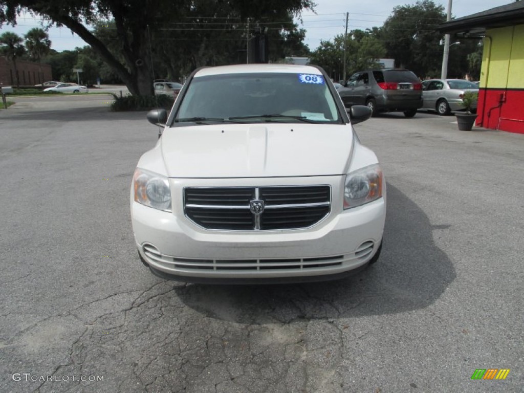 2008 Caliber SXT - Stone White / Pastel Pebble Beige photo #8