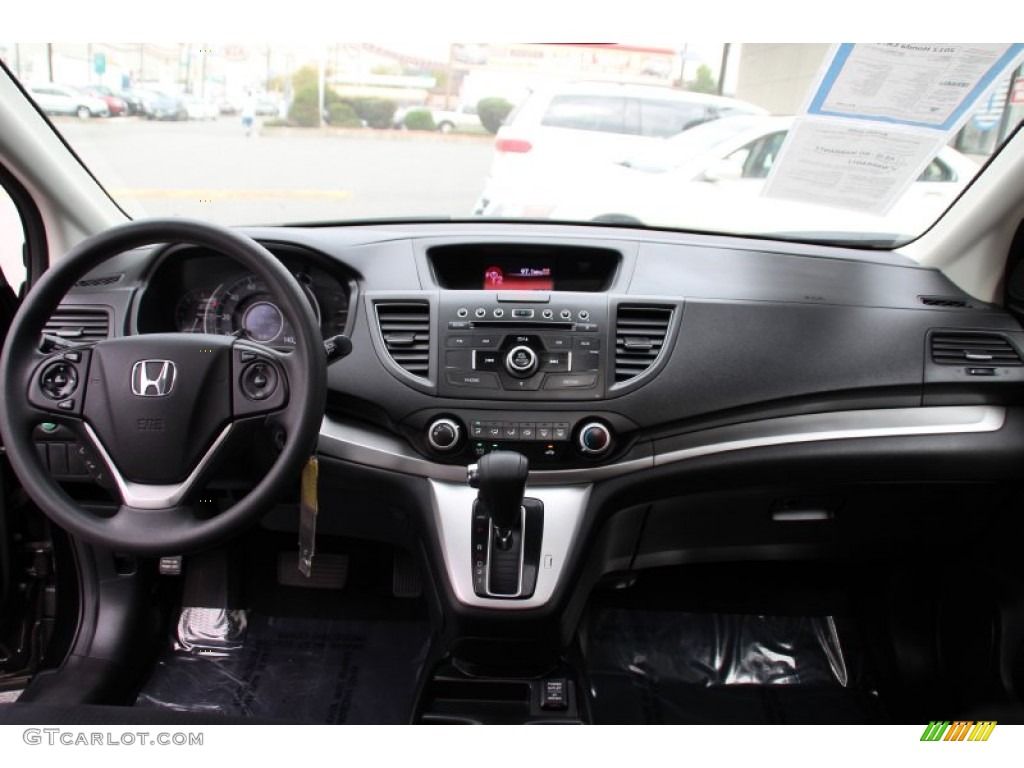 2012 Honda CR-V EX 4WD Black Dashboard Photo #97953640