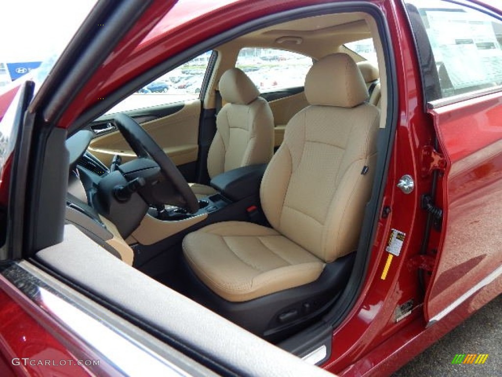 Camel Interior 2015 Hyundai Sonata Hybrid Limited Photo #97954214