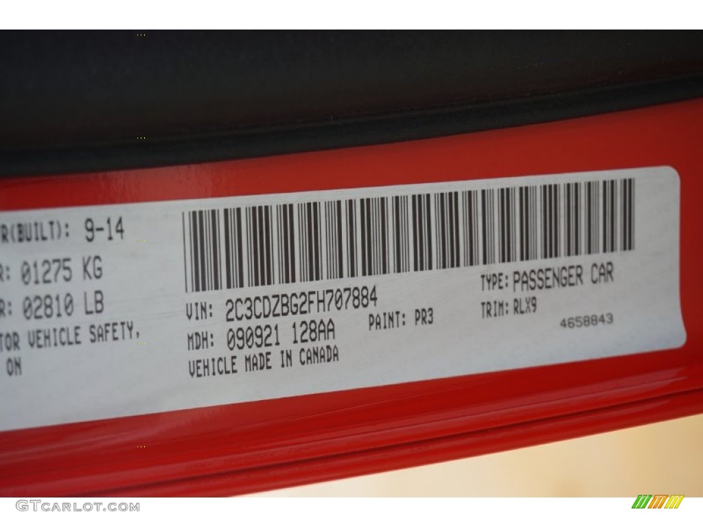 2015 Challenger SXT Plus - TorRed / Black photo #9