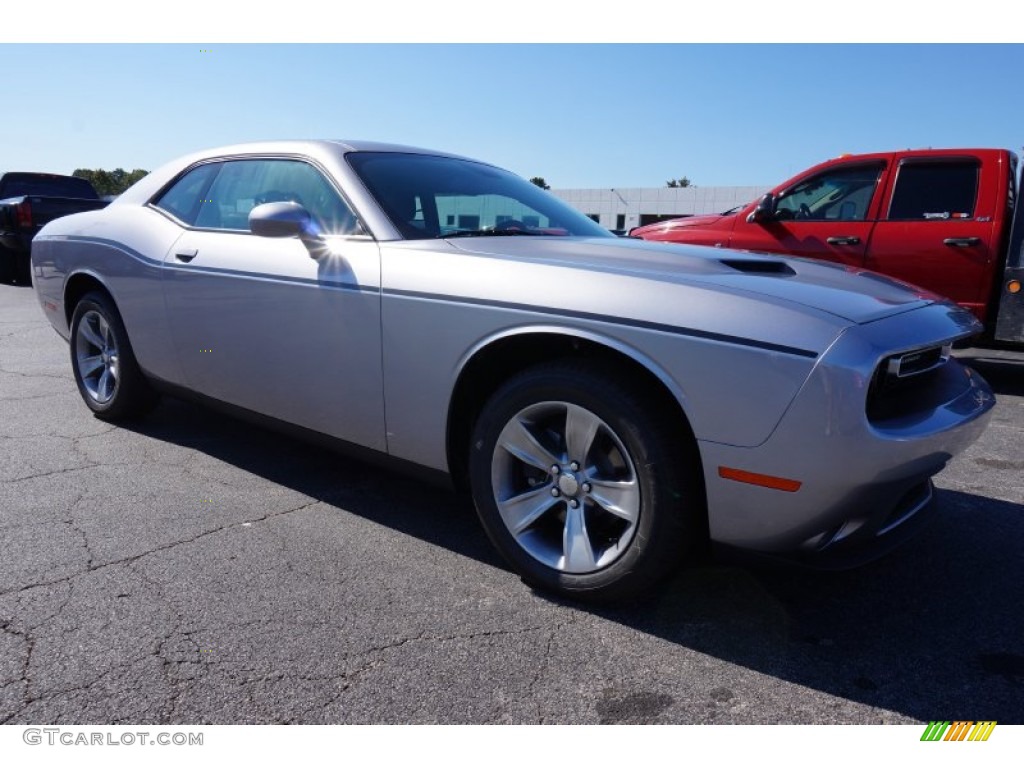 2015 Challenger SXT - Billet Silver Metallic / Black photo #4