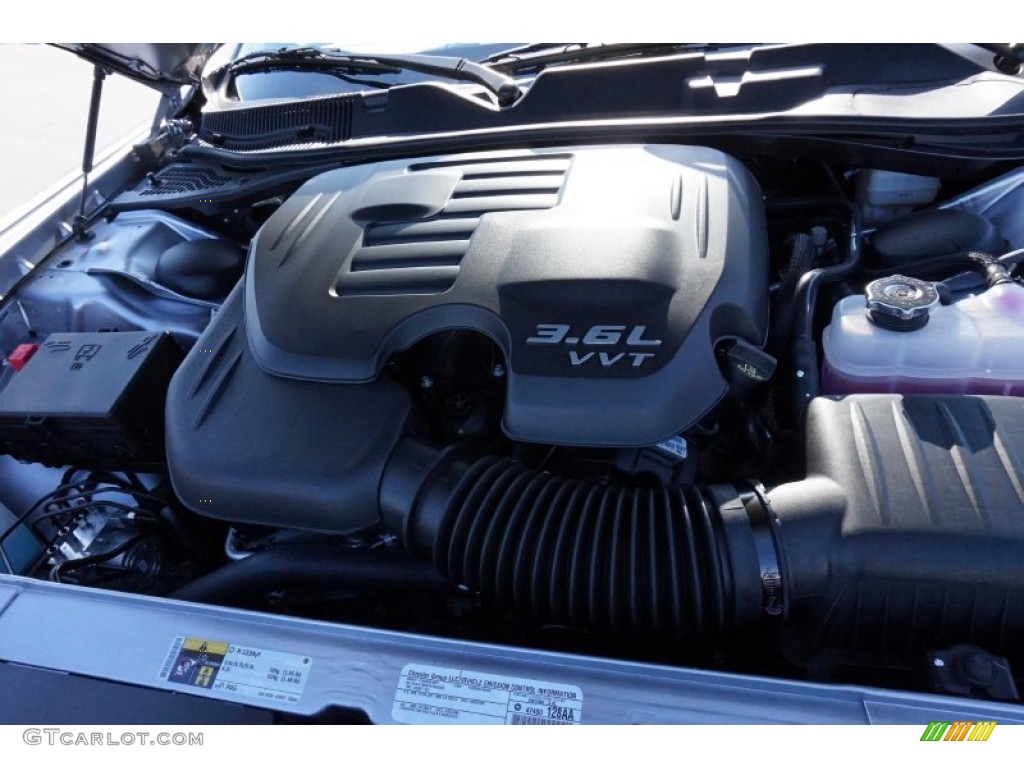 2015 Challenger SXT - Billet Silver Metallic / Black photo #8