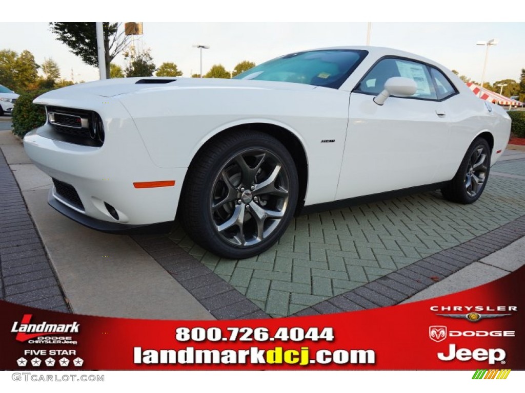 2015 Challenger R/T Plus - Bright White / Black photo #1