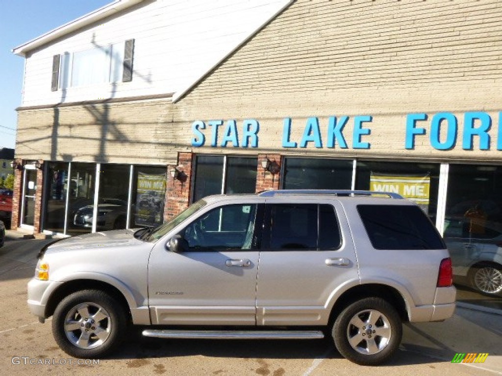 2004 Explorer Limited 4x4 - Silver Birch Metallic / Midnight Grey photo #7