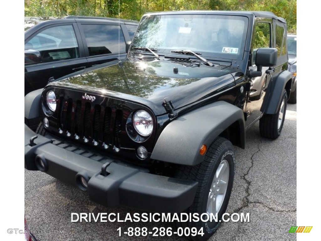 2015 Wrangler Sport S 4x4 - Black / Black photo #1