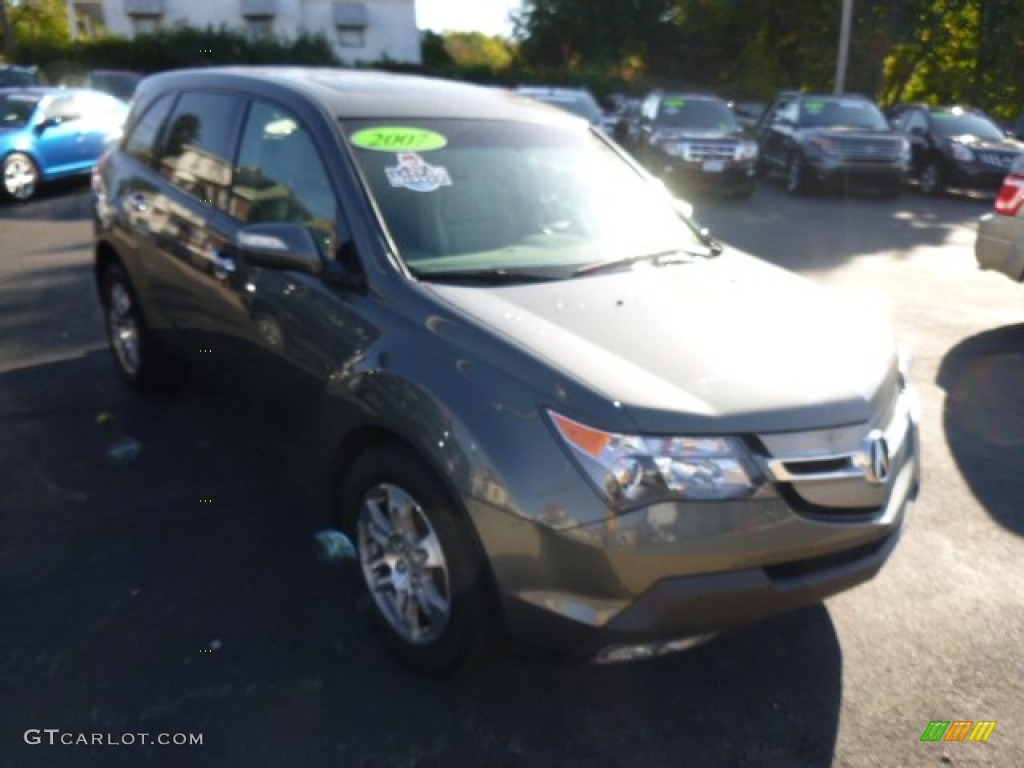 2007 MDX  - Nimbus Gray Metallic / Taupe photo #2